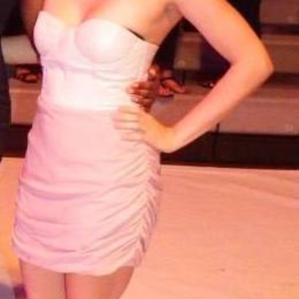 Alice + Olivia Pink Leather Clubbing Dress